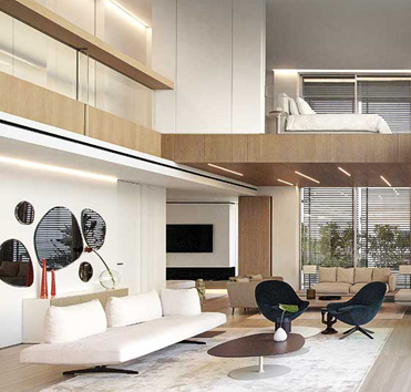A penthouse with a minimalist style - Harmonies Magazine